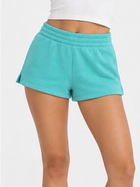 Aritzia TNA Perfect Shorts Aqua Blue